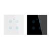 Tuya Light 1/2/3 Gang 800W Smart Life Home Light Wall Touch Switch Wifi Glass Panels Wifi Switch Controller