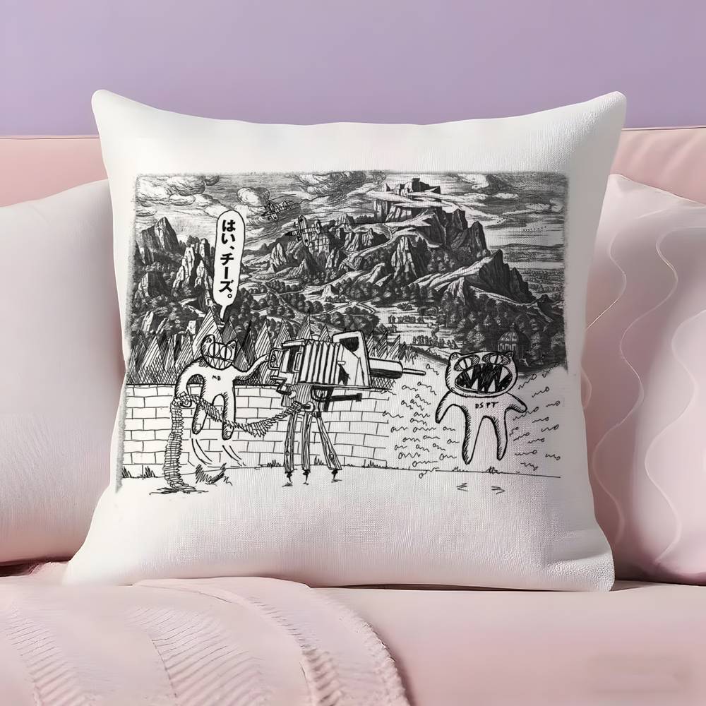 Music R-Radiohead Pillow Case  Ultra Soft Skin Friendly Fabric Cloud Like Comfort & Concealed Zipper