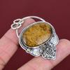 Bronzite Pendant Genuine Gemstone Pendant Decent Flower Jewelry 925 Sterling Silver Pendant Handmade Pendant Brand New Jewelry Gifts for Her