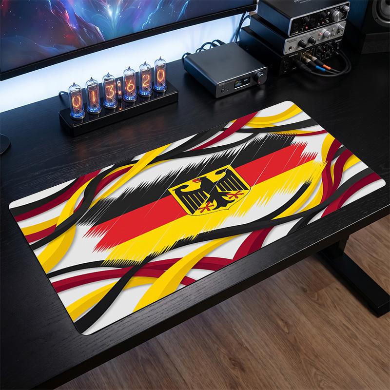 Belgium Football Crest Mouse Pad, Extended Non Slip Rubber Desk Mat for Gaming Office Laptop Fan Gift
