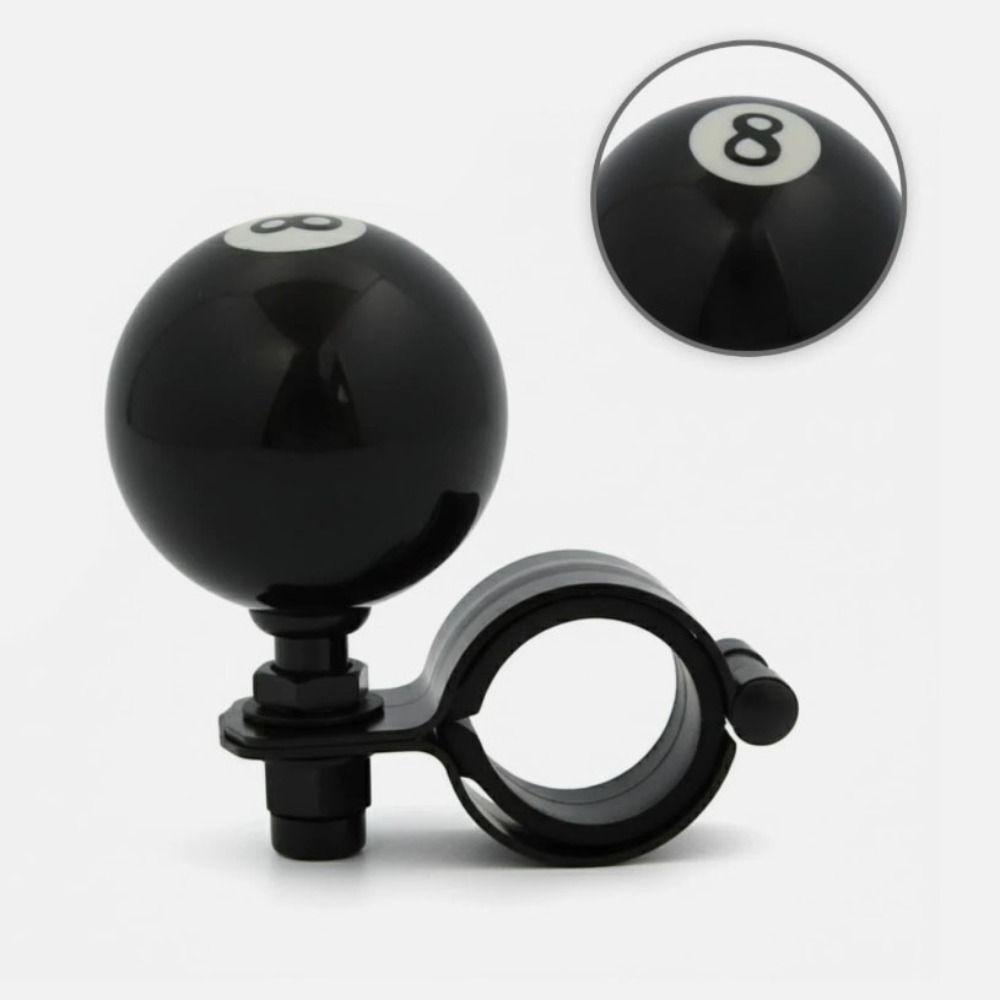 Black Billiard Ball Steering Wheel Knob Heavy Duty Steering Wheel Grip  Auto Use
