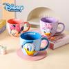 Disney Mickey Mouse 3D Mug Creative Ceramic Coffee Cup with Handle Good-looking Couple Cup Gift Home Office Cup