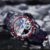 AILANG New Watch Automatic Mechanical Watch Hollow Men's Watch Silicone Tape Watch