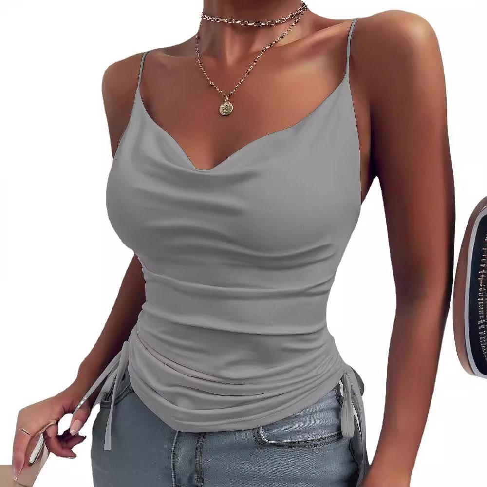 Mujer Elegante Slim Temperamento Cuello Oscilante Punto Camisola Top Talla Grande