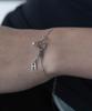 Pearly More Initial Drop Ring Point Bracelet (Type B)