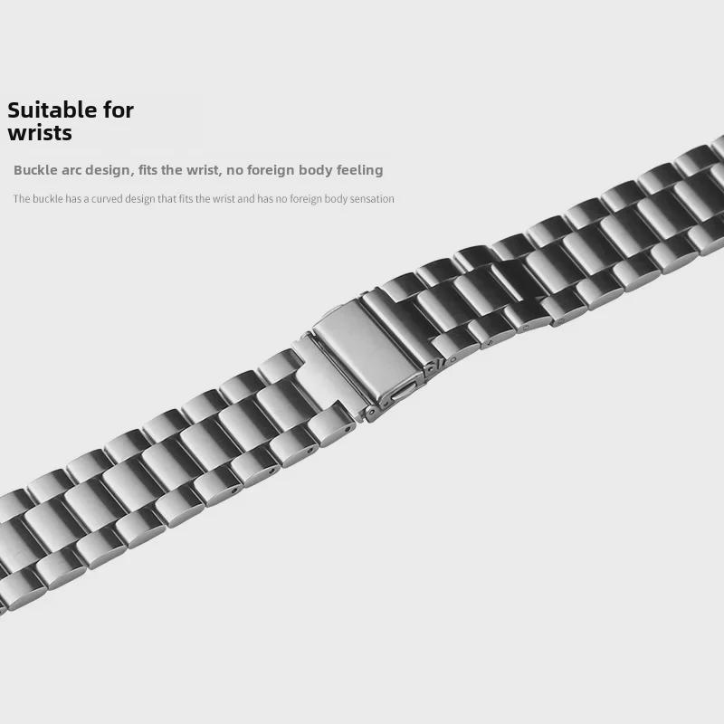 Curea de ceas din oțel inoxidabil solid, accesorii metalice, 18-24 mm