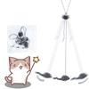 Simulation Mouse Cats Toy Funny Self-hey Hanging Door Retractable Cats Stick Scratch Rope Mouse Cat Interactive Toy Cat Supplies