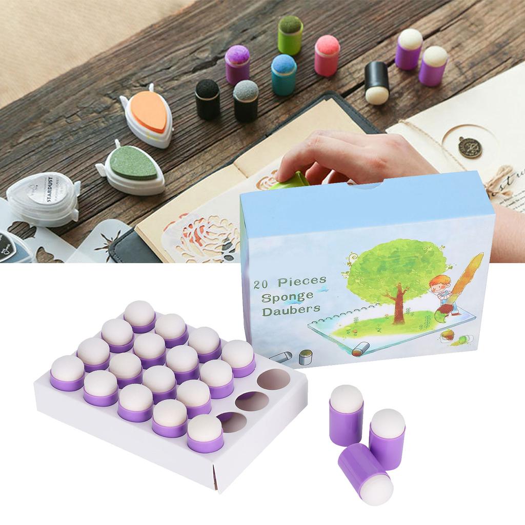 Finger Sponge Dauber Art Ink Craft Drawing Sponge Chalk Stamping Painting Tool