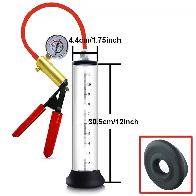 Male Penis Pump Vacuum Pump Penis Enlargement Enhancer Adult Sex Toy for Men Lasting Trainer Erotic Products Vacuum Cylinder