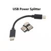 Typ C 1-zu-2 Stromverteiler USB-Adaptermodul für synchrones Laden und Datenübertragung in mobilen oder Laptop-Setups