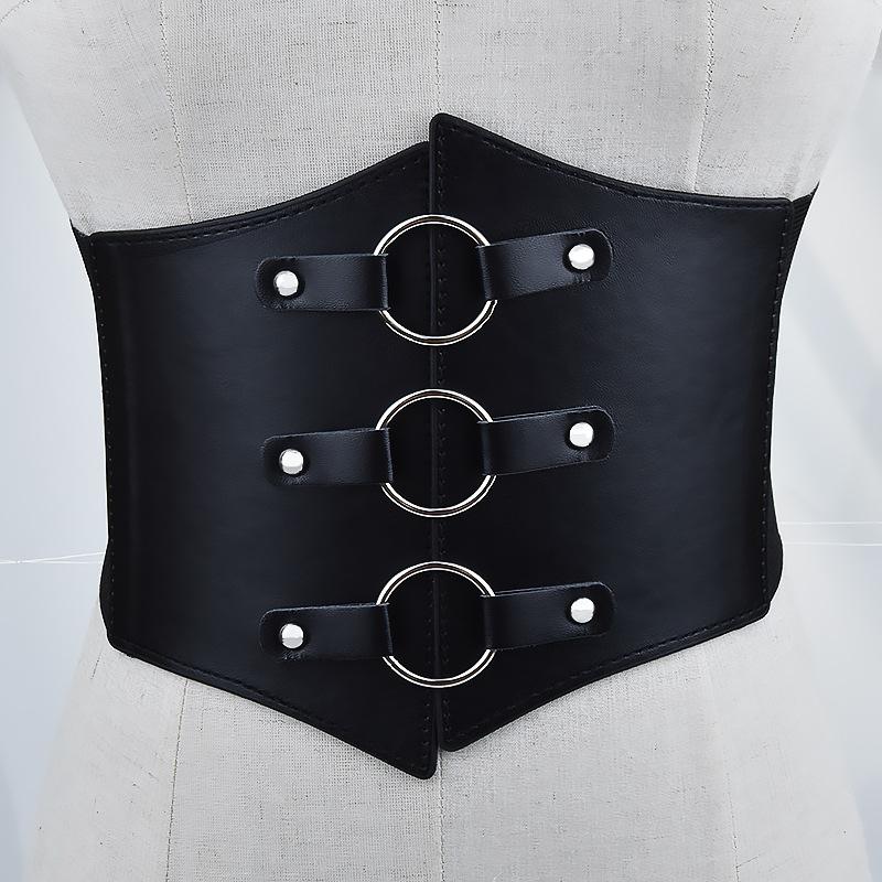 European and American Elastic and Tight Waist, Wide Waist Seal, Women's Decorative Shirt, Suit Skirt, Belt for Women