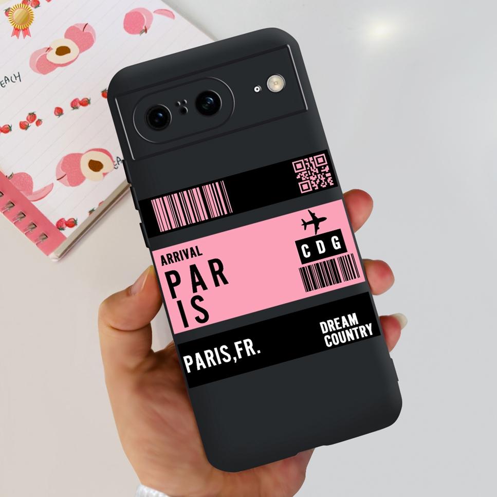 For Google Pixel 8 Pro Case Cute Cartoon Silicone Shockproof Back Cover For Google Pixel 8 Pro 8Pro Phone Case Bumper Funda Capa