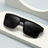 Polarisierte Herren-Sonnenbrille, Hochwertige Sonnenbrille mit großem Rahmen, UV-Schutz, Outdoor-Fahrbrille.