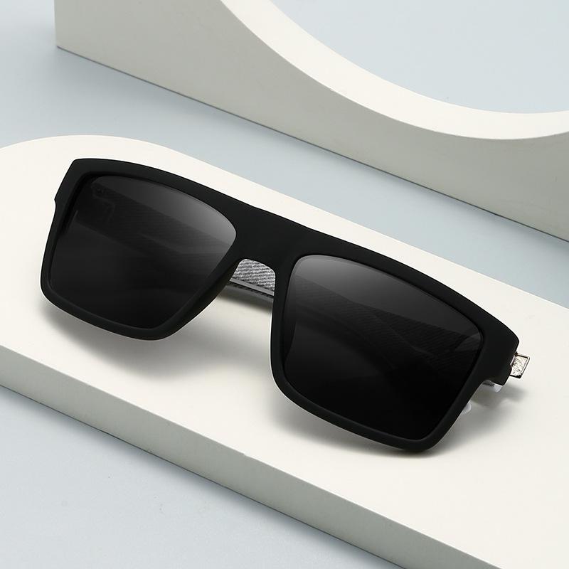 Polarisierte Herren-Sonnenbrille, Hochwertige Sonnenbrille mit großem Rahmen, UV-Schutz, Outdoor-Fahrbrille.