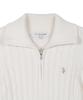 USPOLOASSN Cable Half-Zip Knit_Ivory