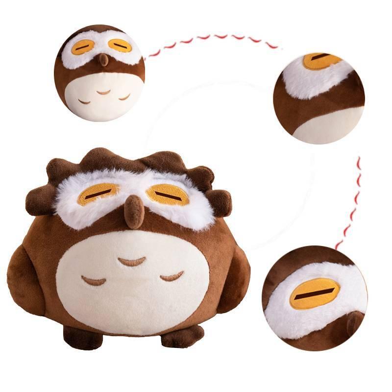 Genshin Impact Diluc Ragnvindr Owl Plush Toy Game Animal Stuffed Doll Kids Gift