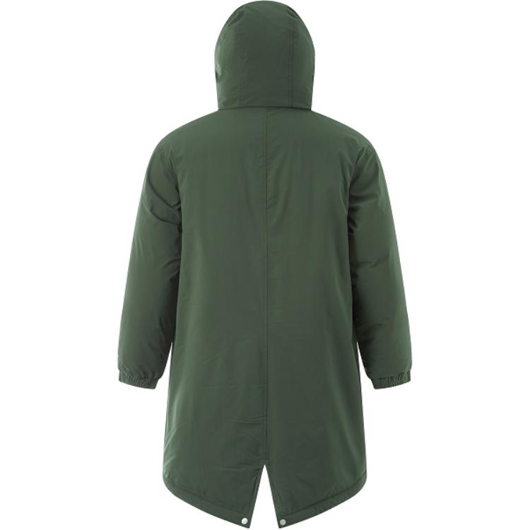 Li Ning Hot Pot Down Series Water-Resistant Self-Adjusting Temperature Hooded 600 Fill Power Extreme Cold Outdoor Long Winter Down Jacket AYMU661-1