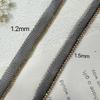 Double Row Bead Chain Metal Mesh Lace for DIY Sewing: Collar, Clothing & Pants Decoration