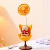 Rechargeable Battery USB Rechargeable Mini Fan Bright Color Schemes Gentle Sound Small Cooling Fan Soft Airflow Compact Size