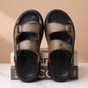 Fashion New Trend Mens Beach Shoes Quick Dry Male Slippers Summer Outdoor Non-Slip Men Half Drag Leisure Walk Sandals Stylish Flip-flops