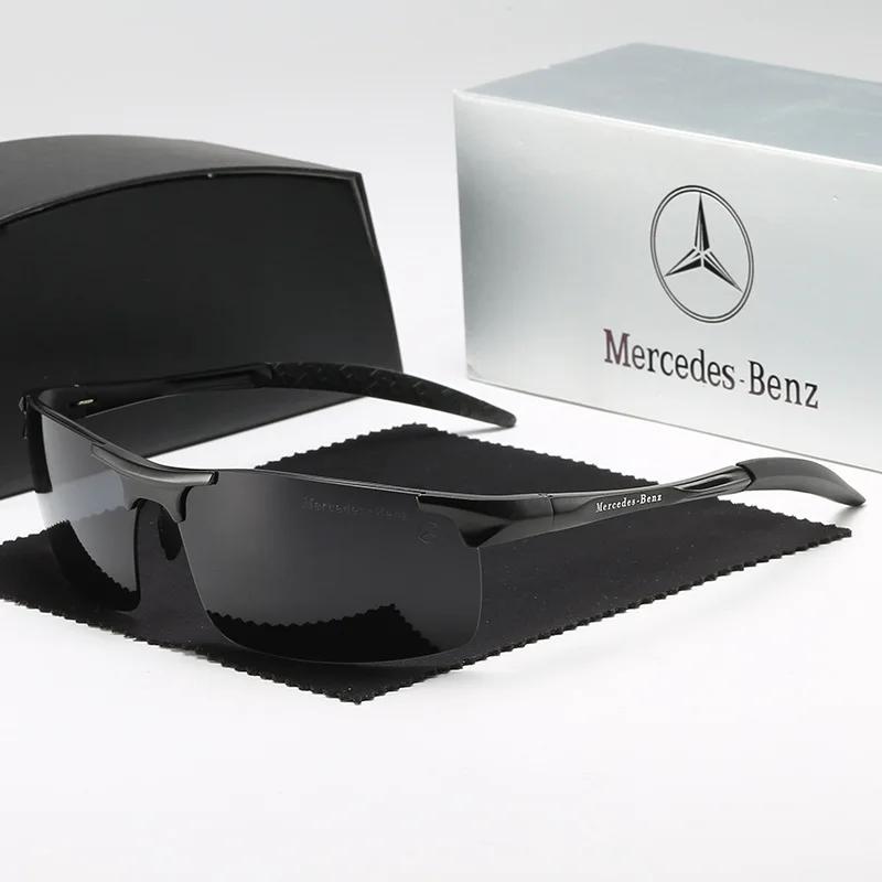 

Car Sticker For Mercedes Benz A B C E S V Class GLB GLC GLE AMG Pilot SLK SLC ML Car High Men Anti Glare Driver Goggles Polarize