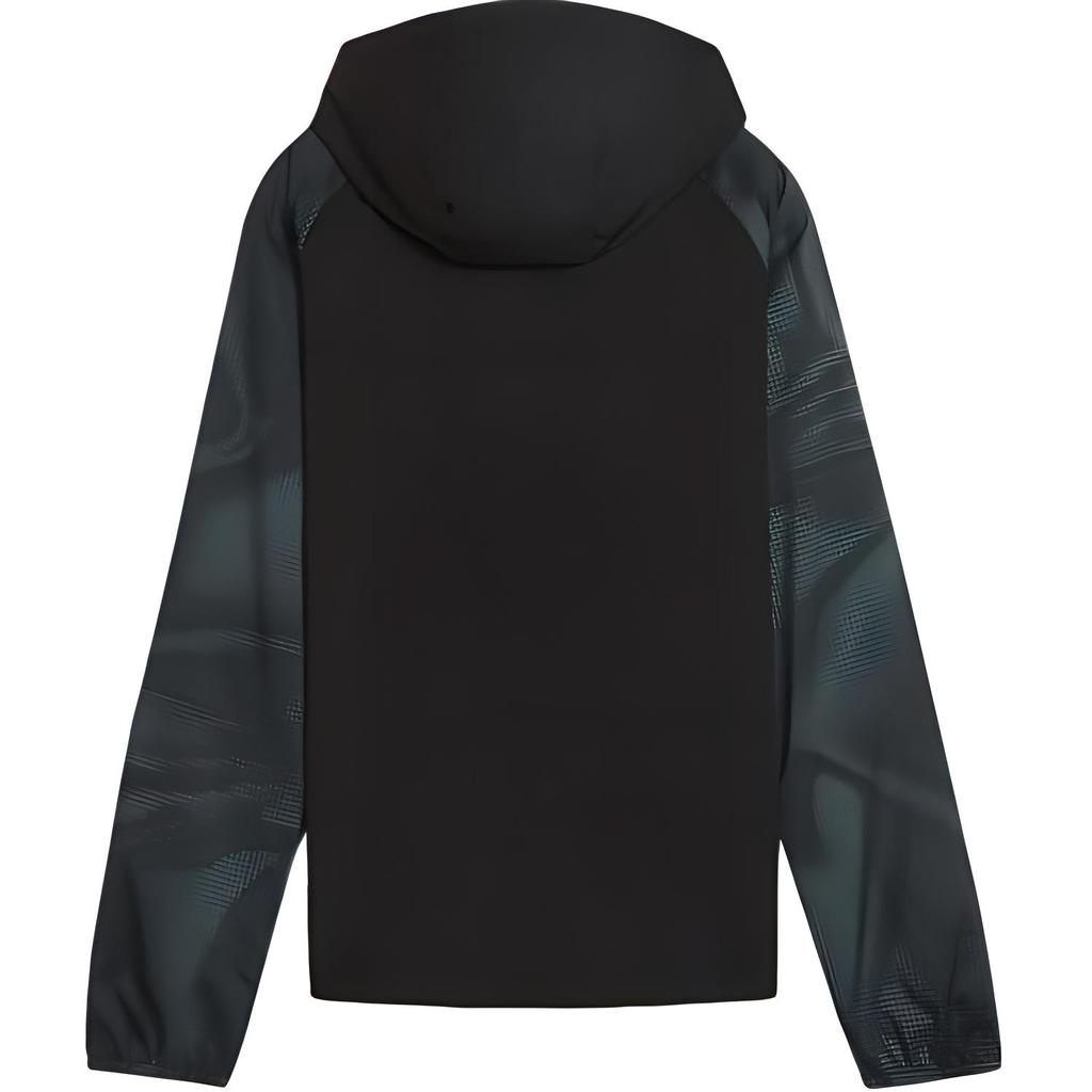 Puma Run Favorite Aop Woven Jacket With Color Block Running Training Breathable Hooded Long Sleeve Jacket Women Jackets Black 524534-51
