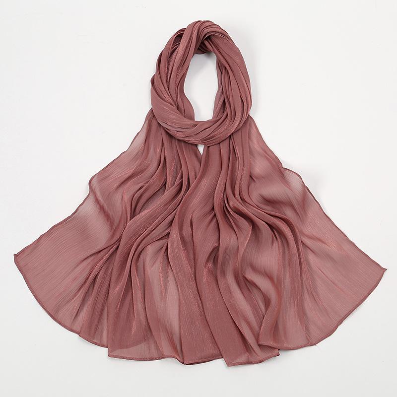 Muslim Headscarf Elegant Hijab Full Coverage Event Wear Premium Chiffon Material Stylish Design Breathable Comfortable For