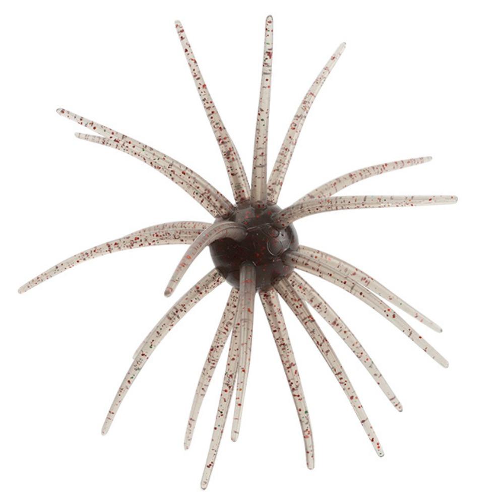 PVC Material Fishing Lure Soft Texture Soft Bait Fishing Bait Sea Urchin Lures Sea Bass Fishing