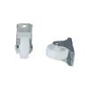 Small White Guide Wheel Non Swivel Flat Car Directional Wear Resistant Fixed Caster Furniture Caster Drawer Caster Rail Wheel