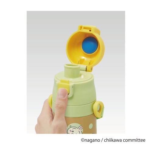 Skater Children's Stainless Steel Water Bottle Direct Drinking 470ml Chikawa Child-friendly Lightweight Type Cold Storage Only Waterbottle Sports Bott