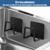 1-6PCS Kitchen Organizer Sponger Holder Punch-free Sink Drain Sponge Holder Wire Ball Rag Brush Organizer Wall Hook Kitchen Tool