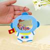 4Pcs Shaker Puzzle Toys Cartoon Non Woven Shake Pendant Diy Material Kits For Kids Easy To Paste Accessories Handmade Crafts