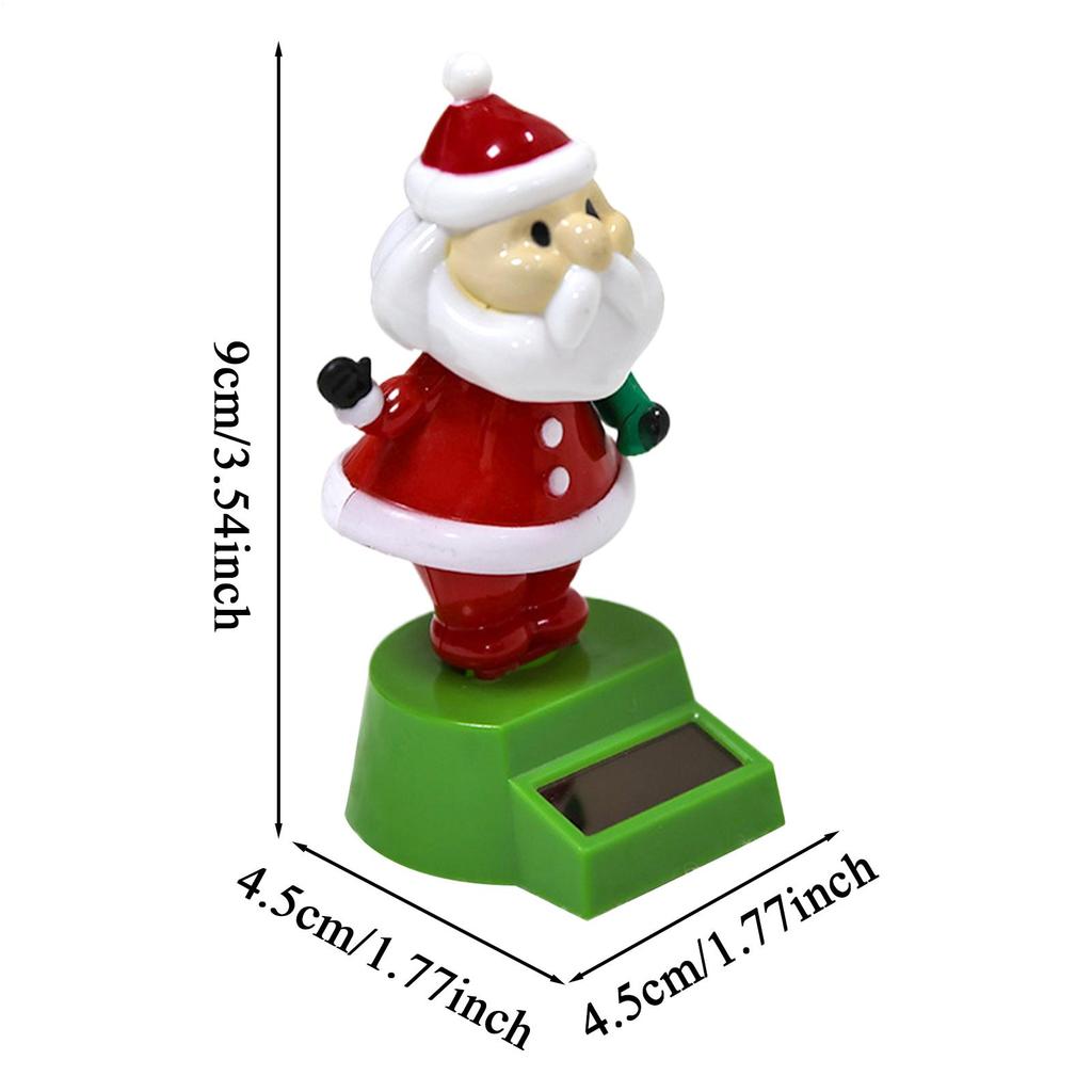 Car Dashboard Ornaments Collectible Automotive Interior Santa Figure Car Dashboard Ornaments Figure for Truck Sedan Pickup