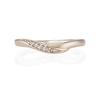 Pink Silver Pairing Rings Japanese Size 111344441105 4℃ (SV) (Women's), 10,