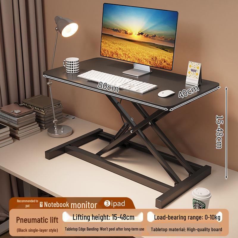 Adjustable Solid Wood Laptop Stand for Desktop and Office Desk