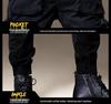 American Style Men's Buttoned Overalls: Thin, Functional, Tactical, Unisex Casual Pants with Cuffs