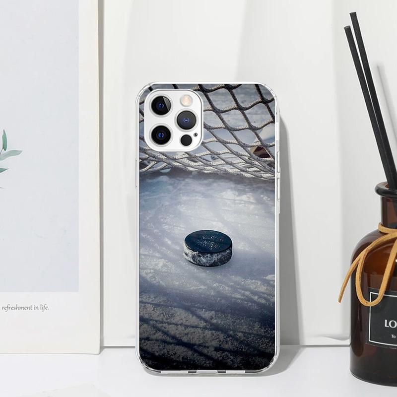 Ice Hockey Rink Sport Phone Case For Iphone 17 Air 16 15 Plus 16E 14 Pro Max 13 Mini 12 11 7 8 SE Fundas Soft Back Cover 17 Air