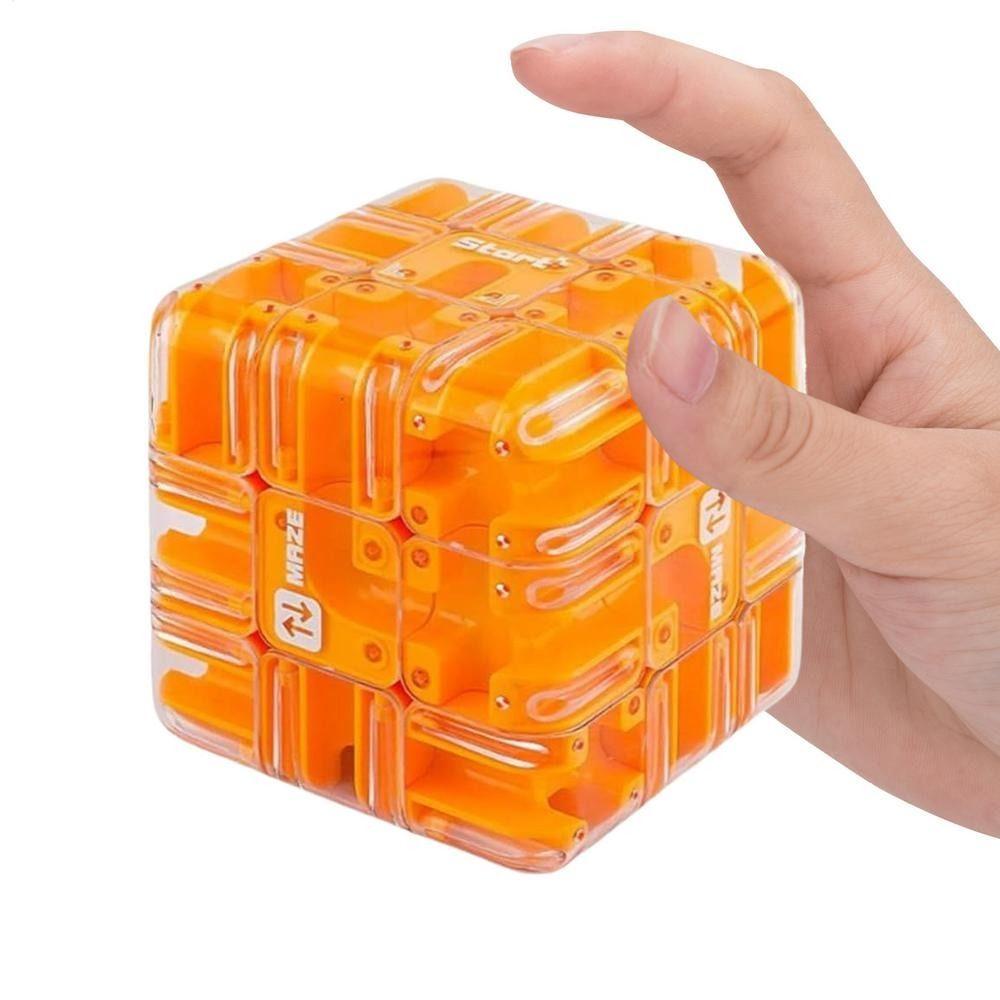 3D Puzzle Ball Maze Toy Stress Resistant Kids Fingertip Puzzle Intelligence Cube Magic Toys  Gift