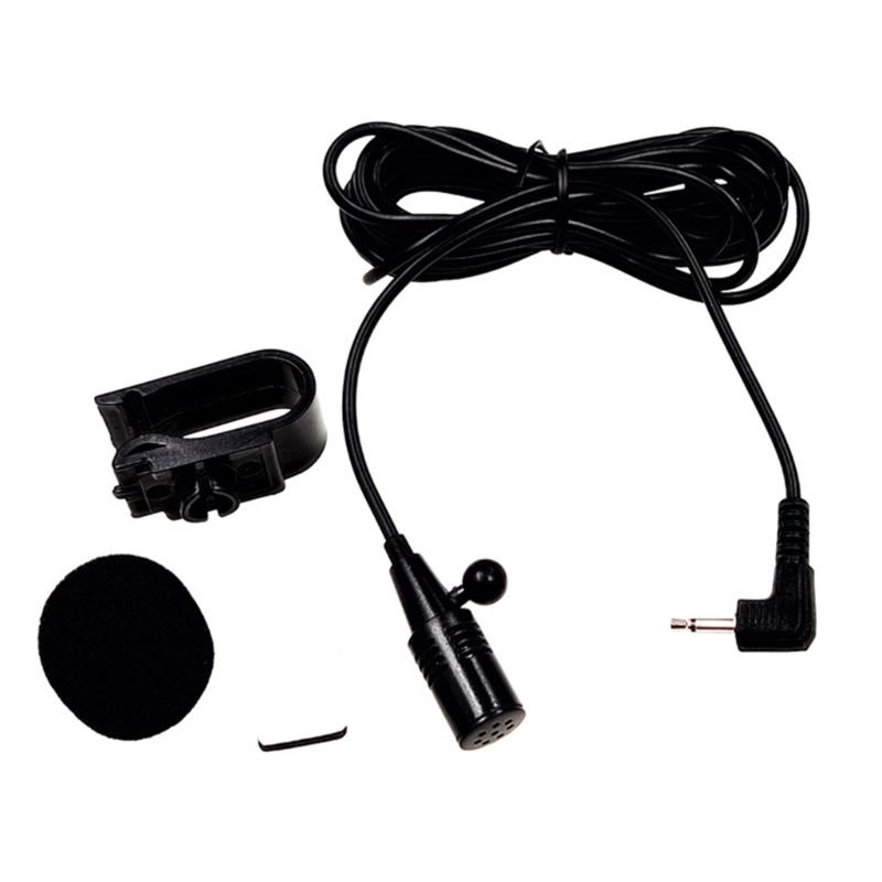 3m Professionals Car Audio Microphone 2.5mm/3.5mm Clip Jack Plug Mic Stereo Mini Wired External Microphone For Auto DVD