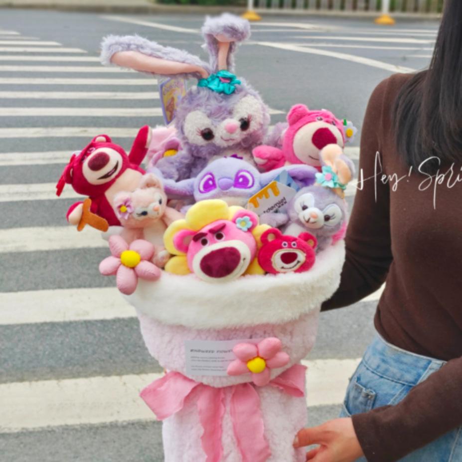 Valentine's Day Kitty Plush Bouquet: Perfect Gift for Girlfriend or Bestie