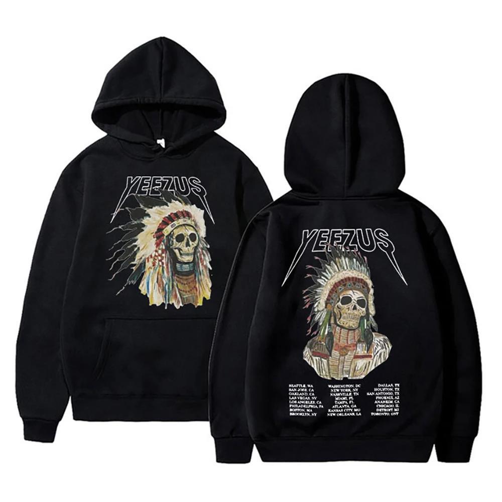 Kanye Beer Fleece Sweatshirts Men Women Casual Hoodies Unisex Autumn Winter Fleece Streetwear