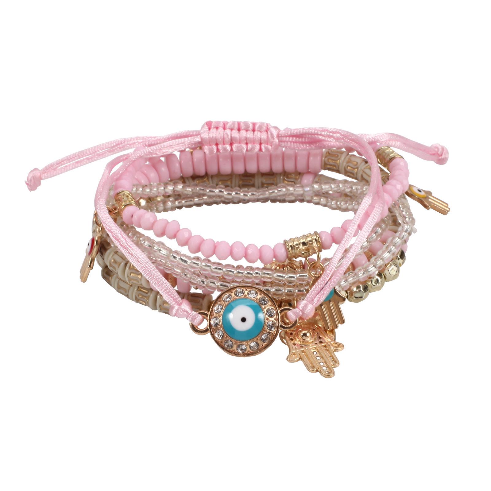 

Bohemian Multi-layer Beaded Bracelet with Tassel - Trendy Cross-border Jewelry