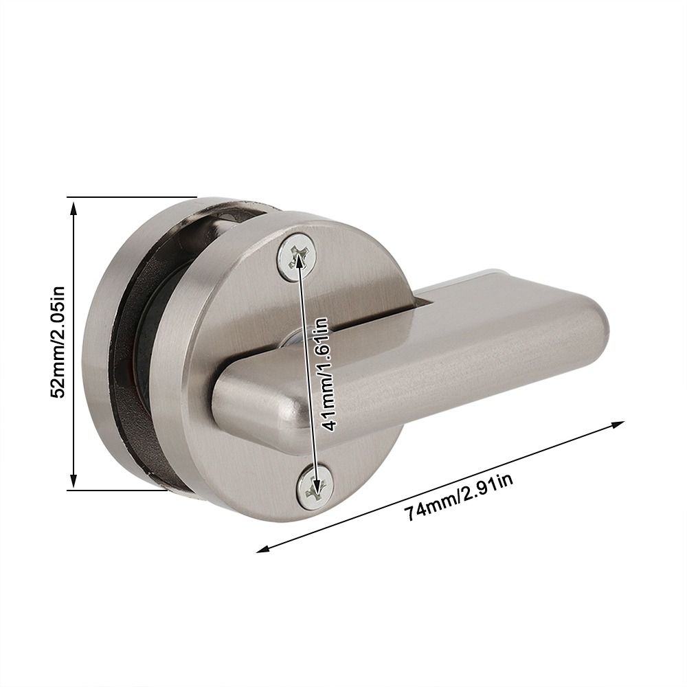 Screw Mount Bolt Latch Stainless Steel Bathroom Door Lock Indicating Privacy Door Lock  Commercial