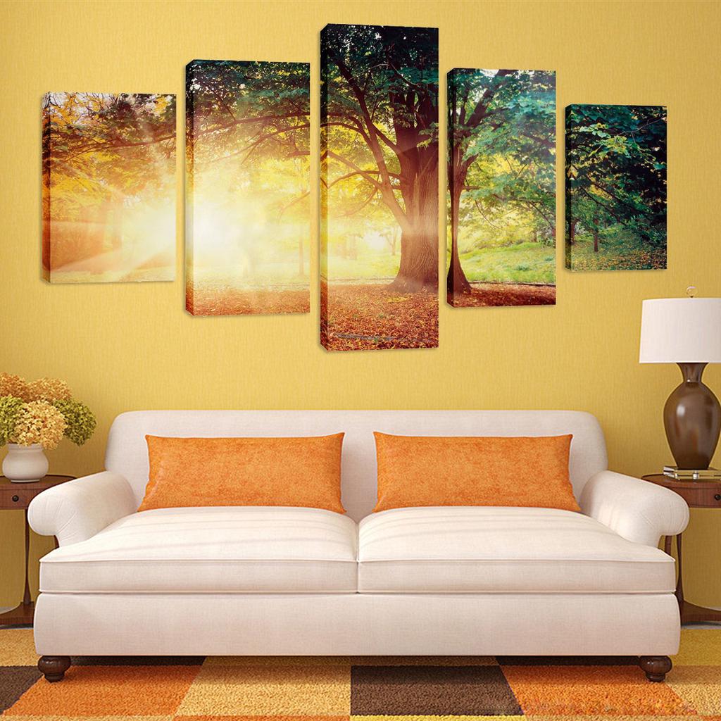 Buy Tree Canvas Oil Painting Huge Modern Abstract Wall Decor Art No