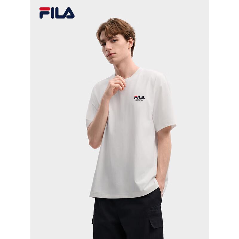 FILA Men s Classic Logo Knit Short Sleeve T-Shirt L