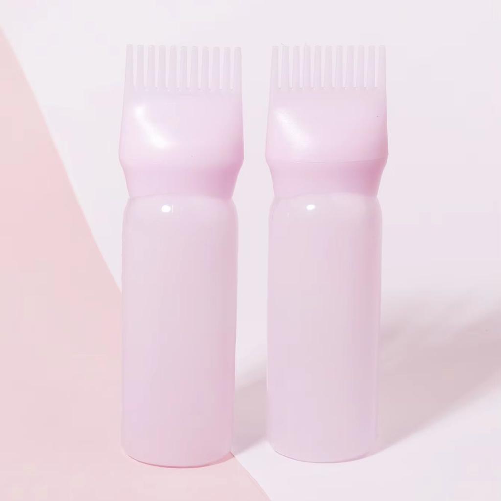 Comb Application Bottles, Hair Dye Applicator, Graduated Applicator Shampoo Bottle, Suitable for All Hair Types