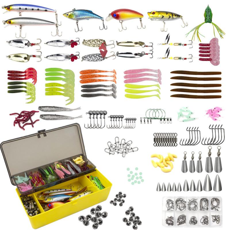 

302 шт./набор рыболовных приманок VIB рыболовные снасти аксессуары с коробкой для снастей и рыболовными принадлежностями