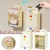 Suction Cup Soap Dish Waterproof With Drainage Box Soap Holder Soap Box Rack Flip Multi-layer Rack Bathroom Accessories