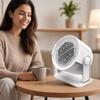 Small Desktop Heater for Home Use with EU Plug, Personal Heater