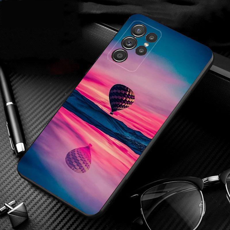 Hot Air Balloon Phone Case For Samsung S25 S24 S23 S22 S21 S20 Ultra S20 S22 S21 S20 FE S24 Plus Shell Case